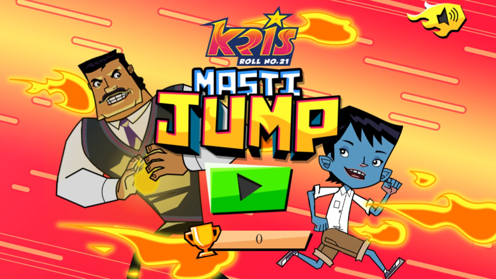Kris Roll No. 21 Masti Jump Online Game