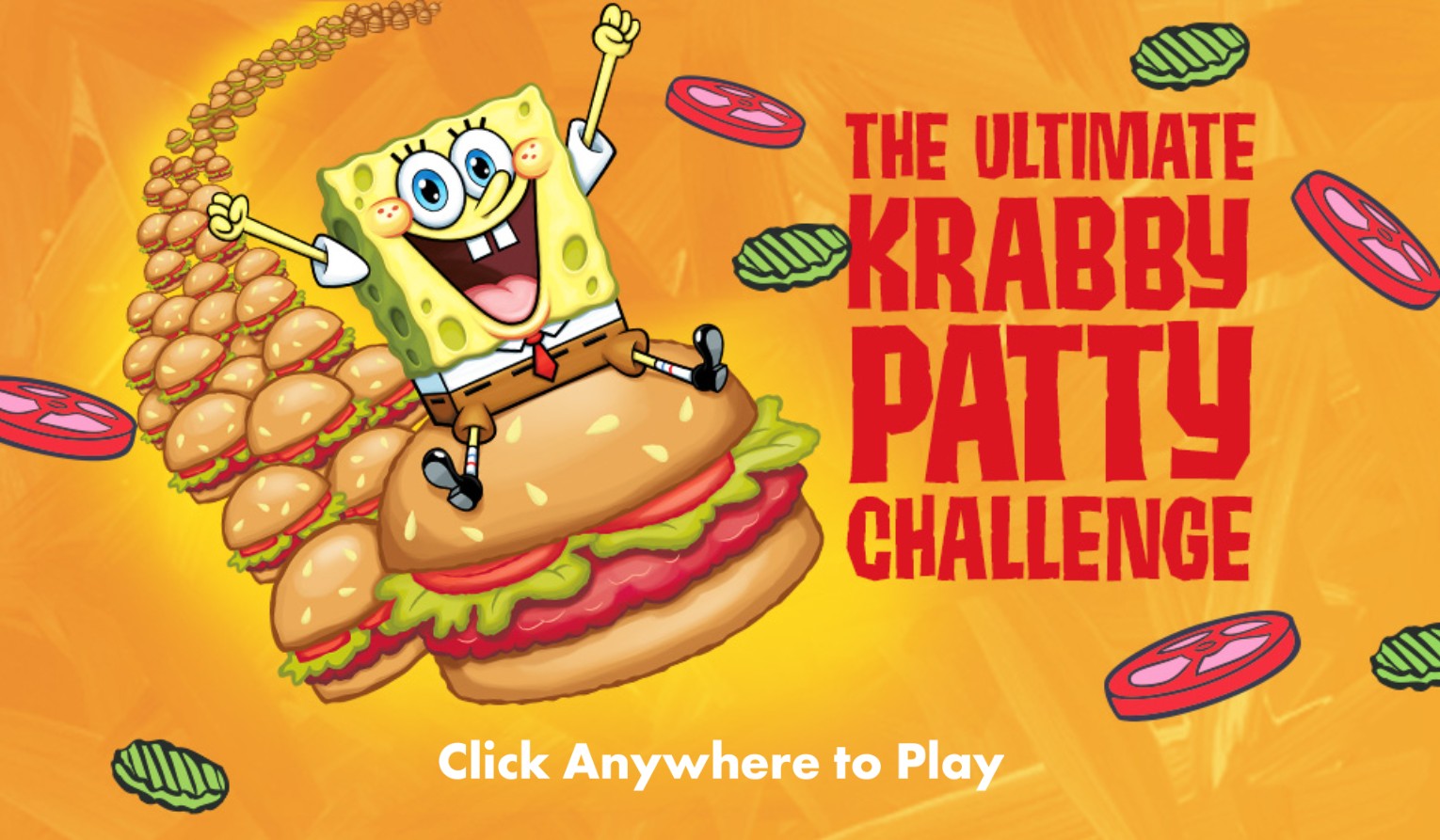 SpongeBob The Ultimate Krabby Patty Challenge Game