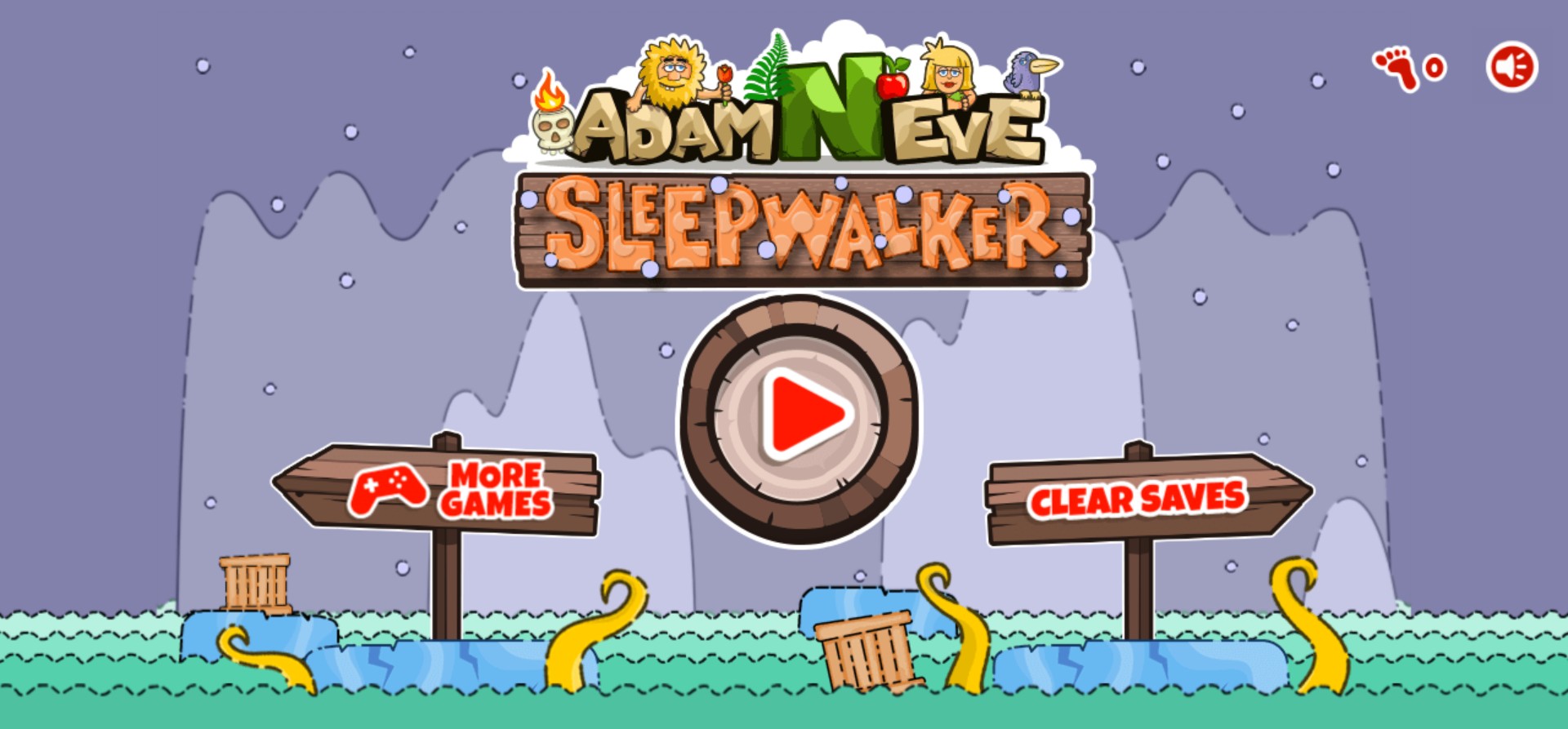 Adam and Eve Sleepwalker - Play Fun Puzzle Adventure Online