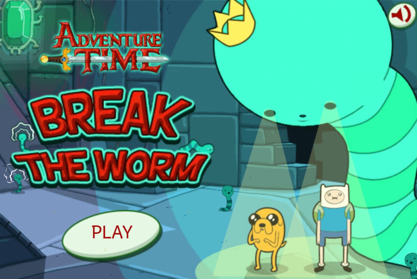 Adventure Time Break the Worm - Play Online Cartoon Network Game