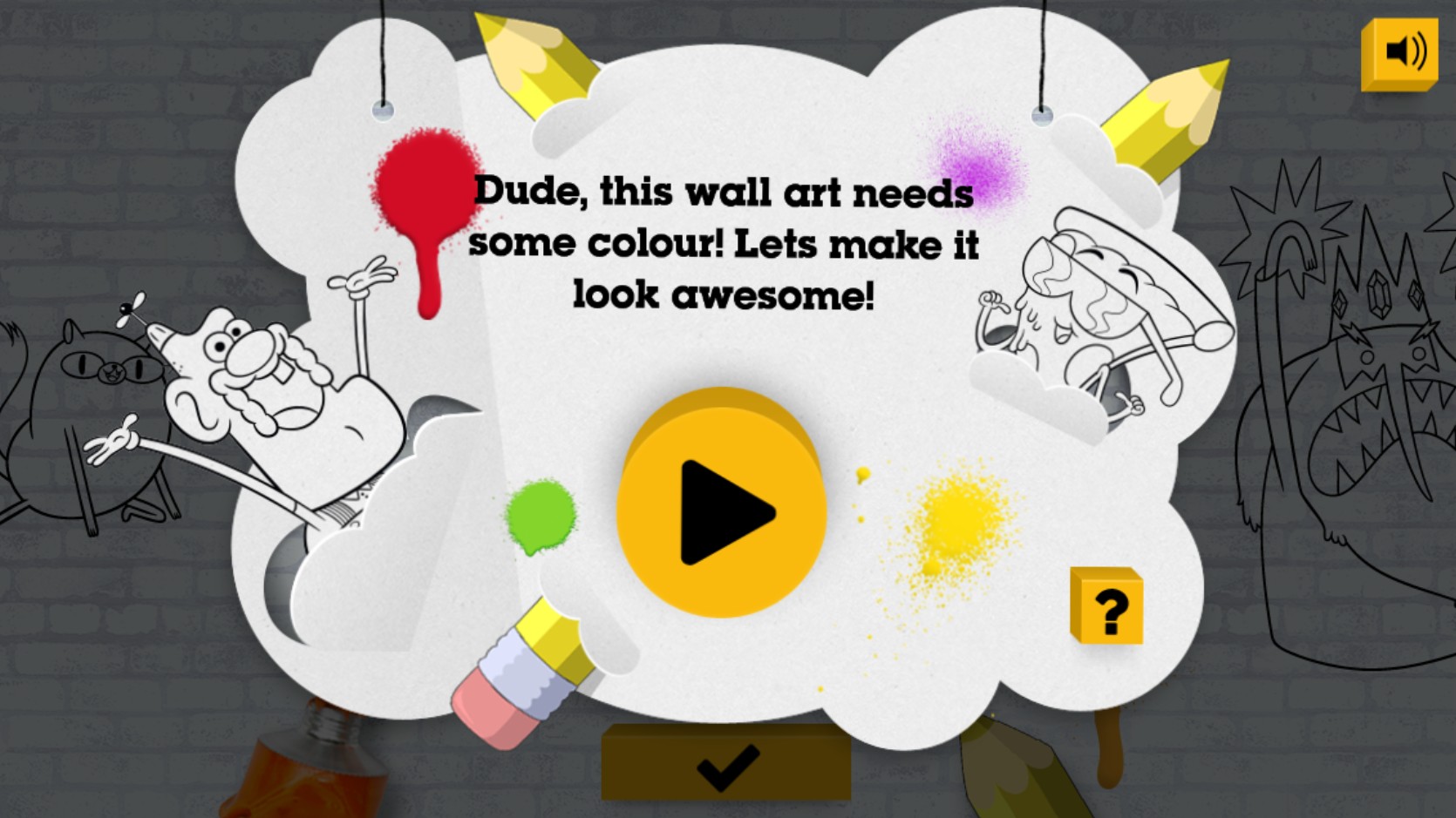 Adventure Time Colour-In Game