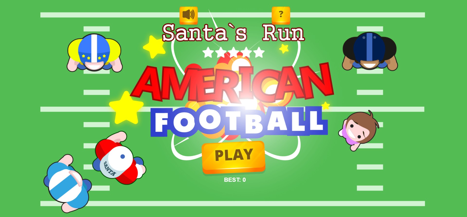 Santa's Run American Football Online Game