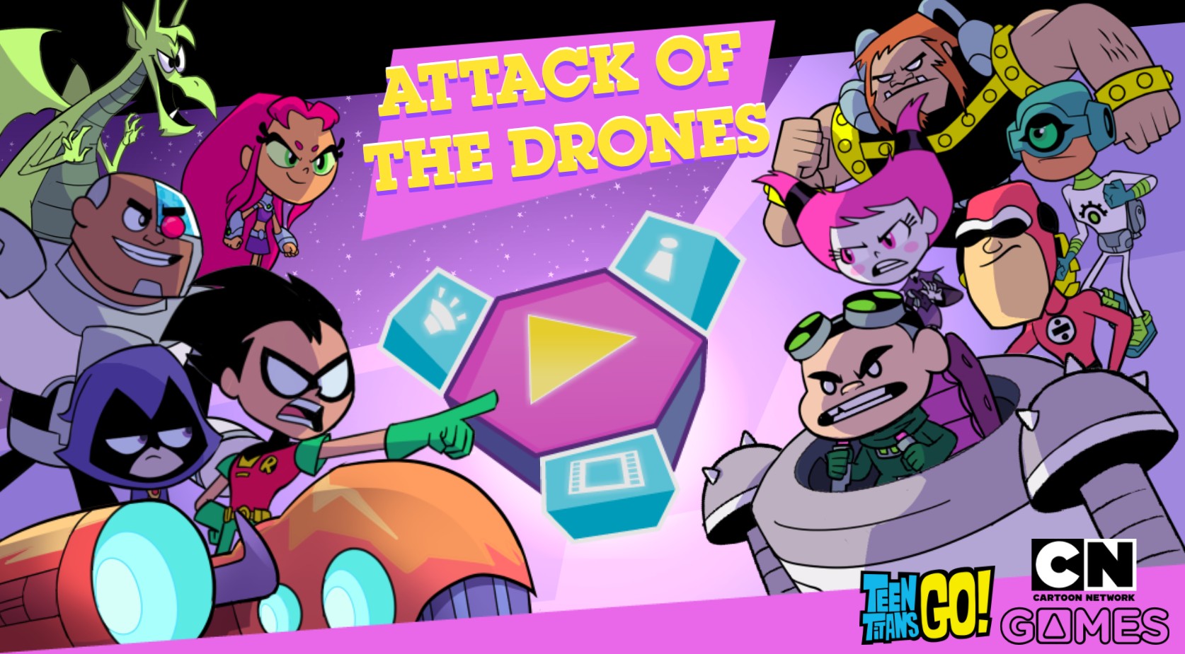 Attack of the Drones - Cartoon Network Action Game