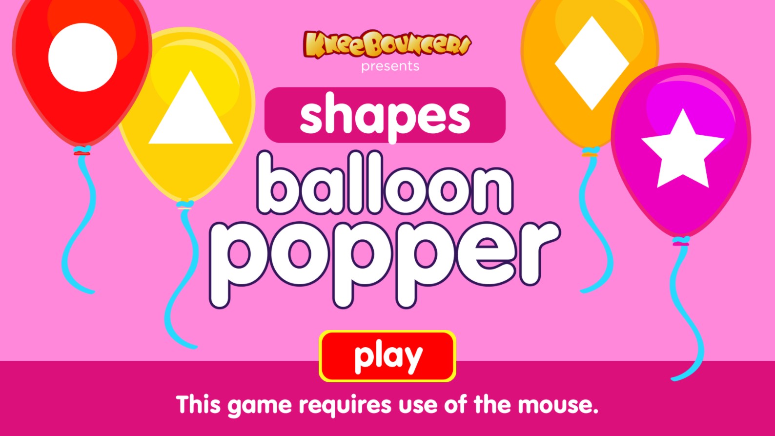 Shapes Balloon Popper - Educational Kids Balloon Game