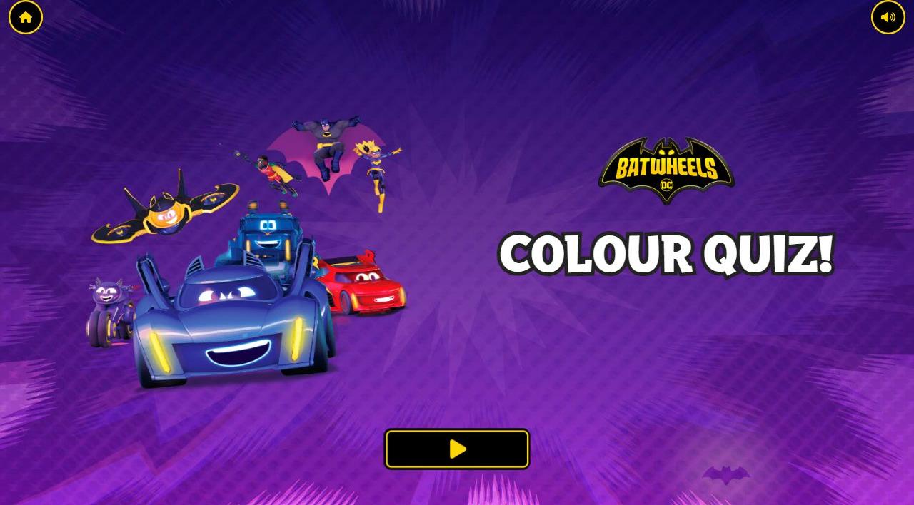Batwheels Colour Quiz - Play DC Superhero Educational Game Online