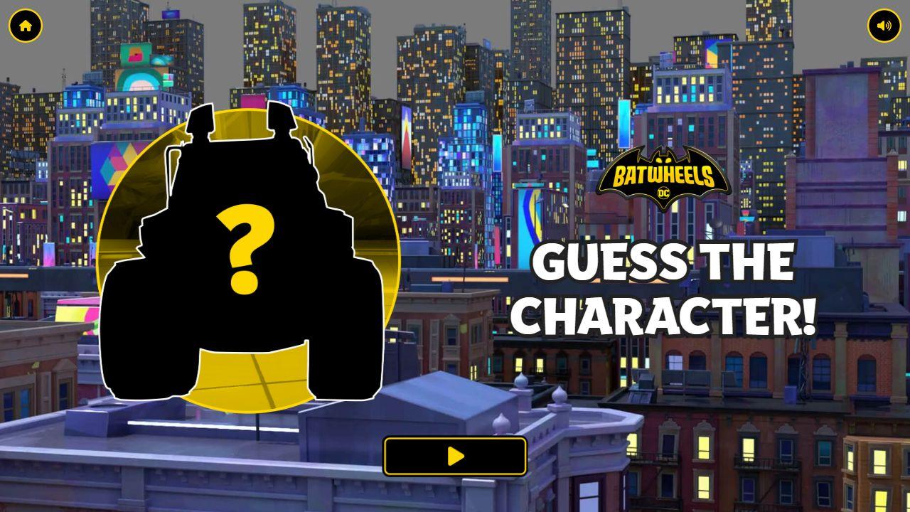 Batwheels Guess the Character - DC Superhero Puzzle Game