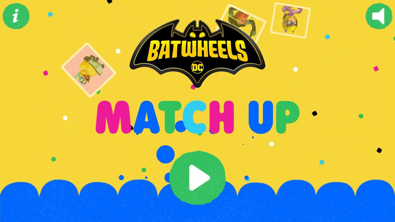 Batwheels Match Up - Play Free DC Super Hero Memory Game
