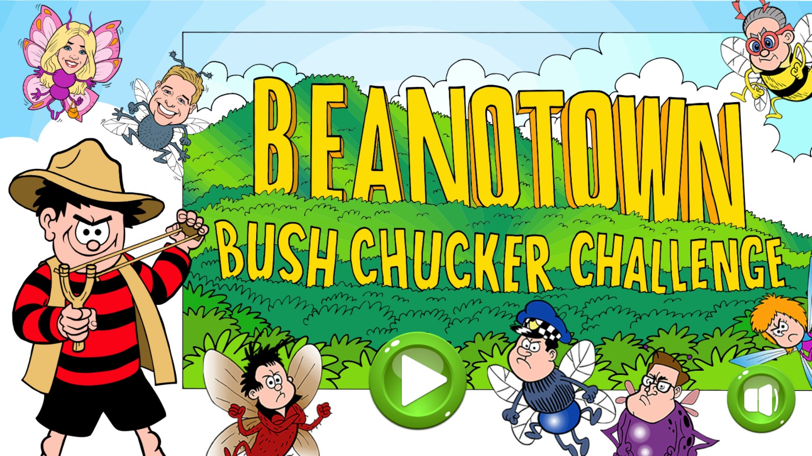 Beano Bush Chucker Challenge - Play Free Online Game