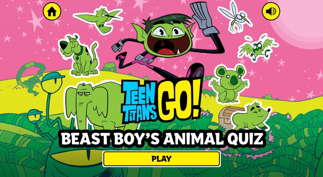 Beast Boy's Animal Quiz - Cartoon Network Teen Titans GO! Game