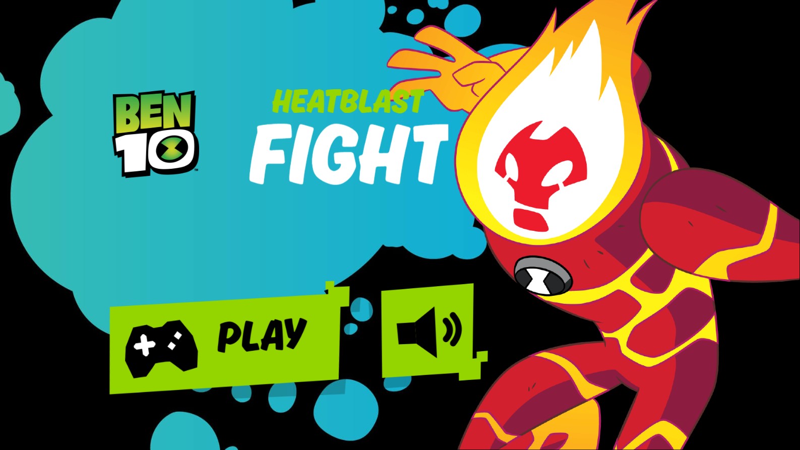 Ben 10 Heatblast Fight - Play Online Action Game