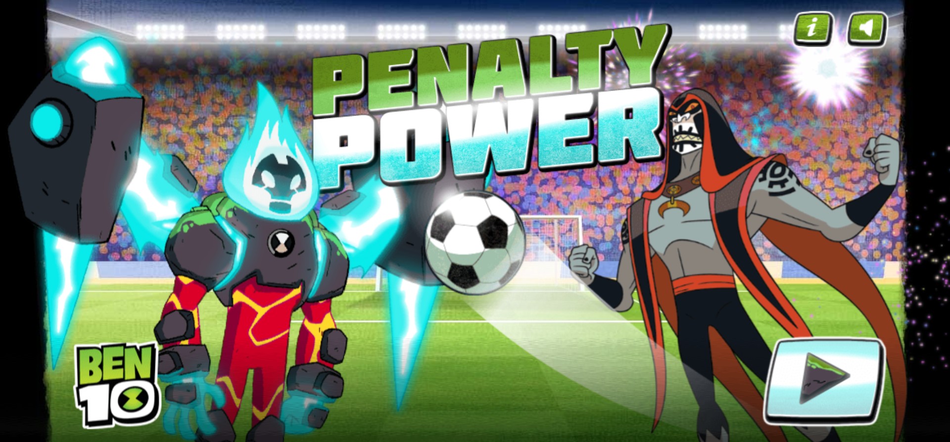 Ben 10 Penalty Power: Soccer Superhero Challenge