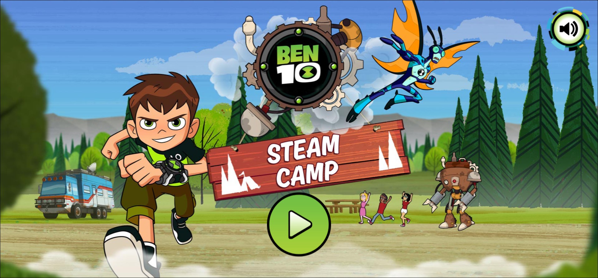 Ben 10 Steam Camp - Adventure Platformer Game