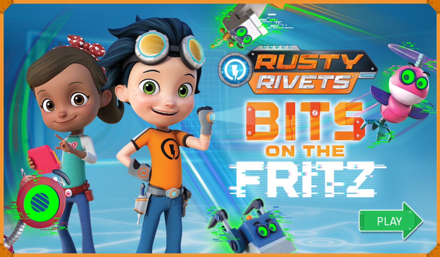 Rusty Rivets Bits on the Fritz - Play Online Game