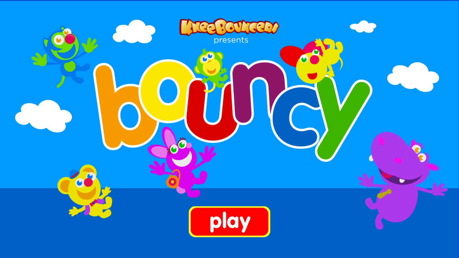 KneeBouncers Bouncy - Fun Interactive Browser Game for Preschoolers