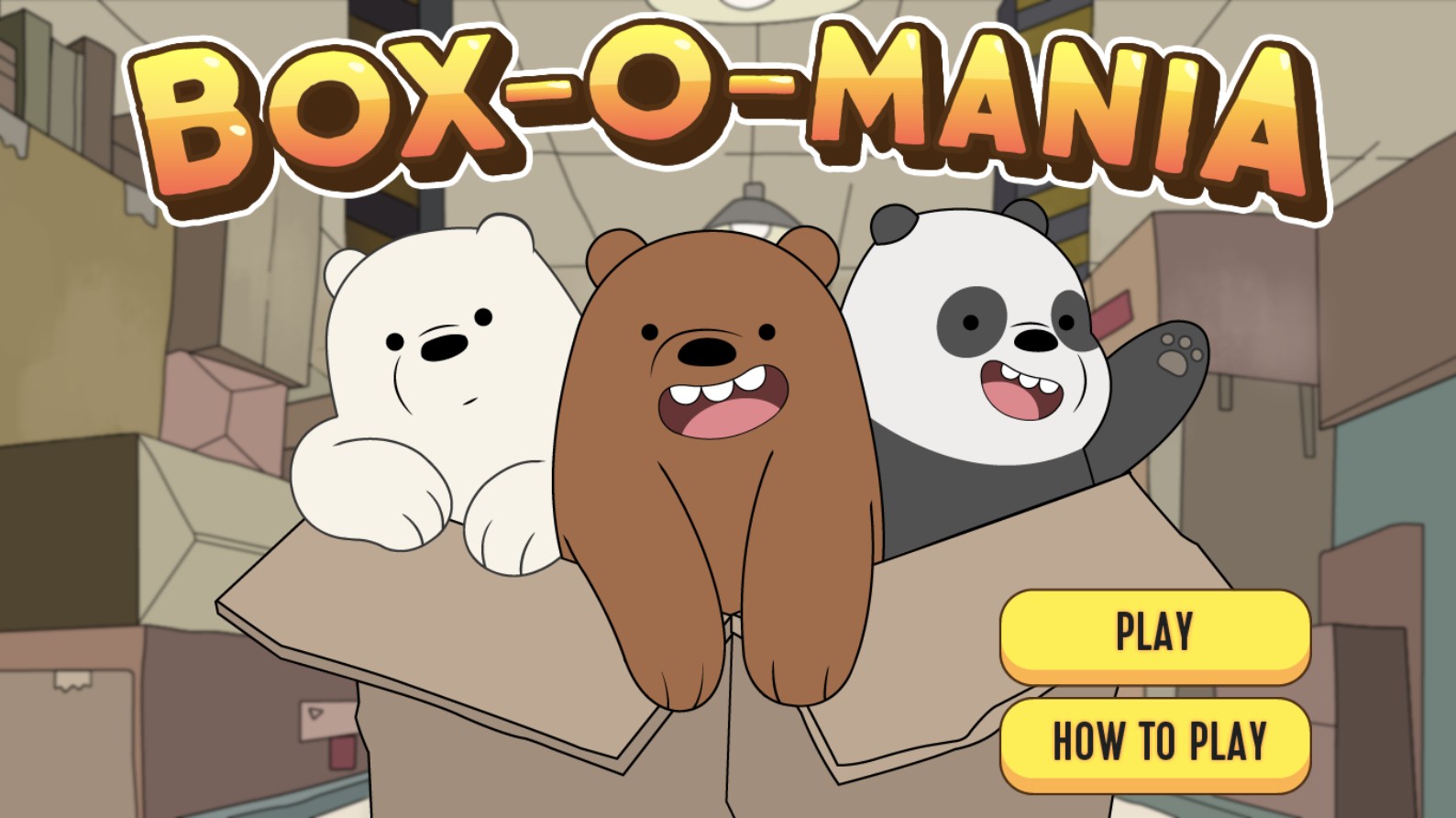 Box-O-Mania - We Bare Bears Browser Game