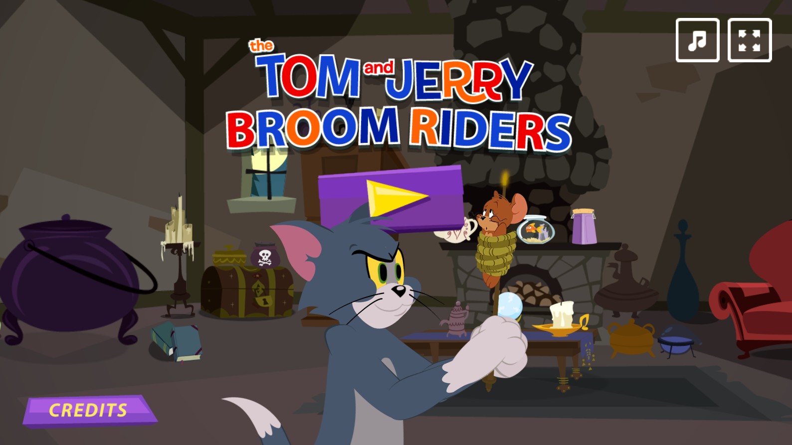 Tom and Jerry Broom Riders - Online Adventure Game