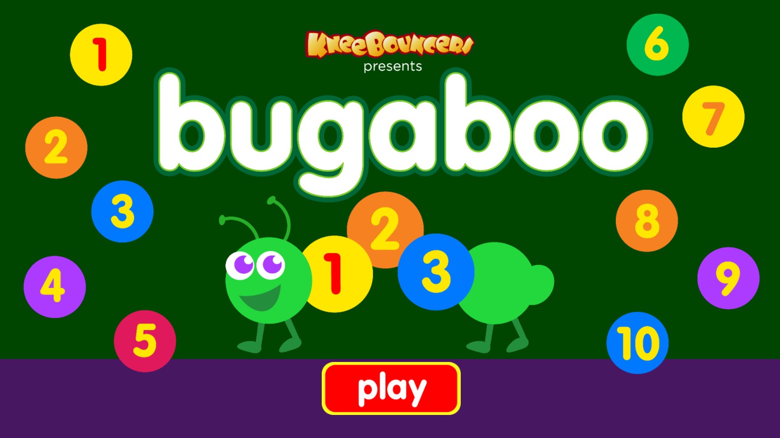 Bugaboo KneeBouncers Number Learning Game