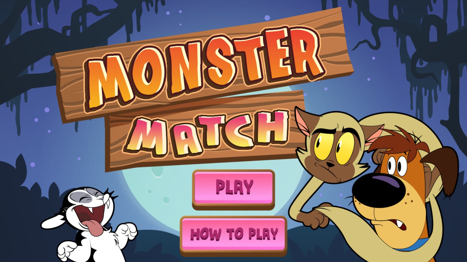 Bunnicula Monster Match Online Game