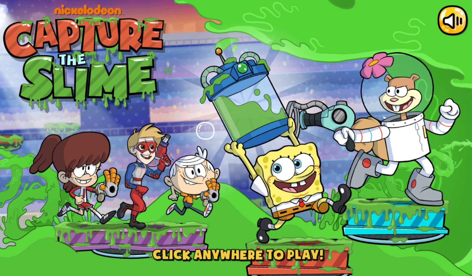 Capture the Slime - Play Nickelodeon Character Action Game