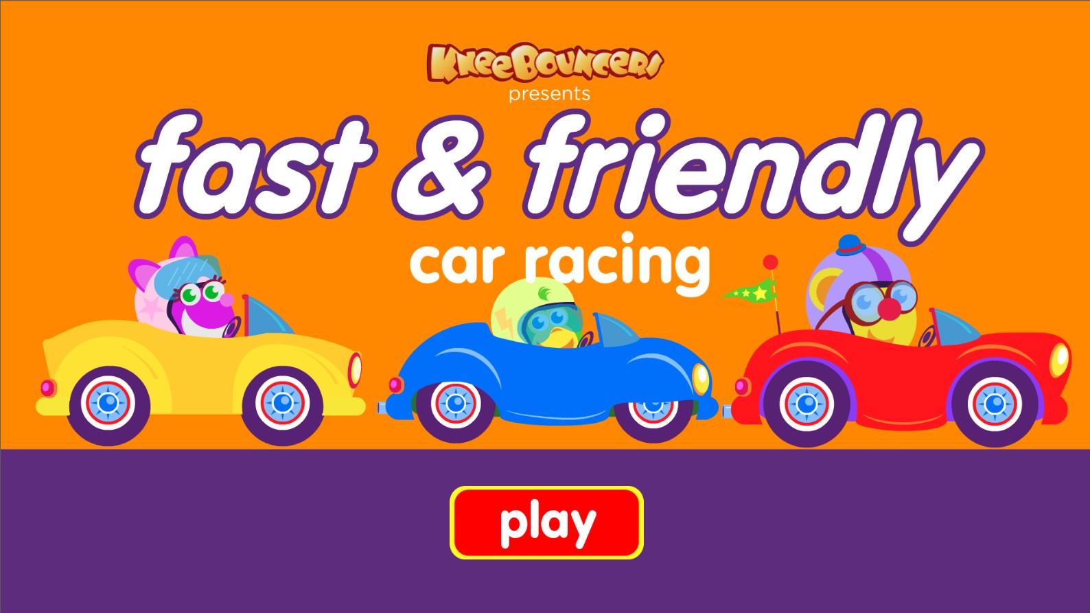 Fast and Friendly Car Racing - KneeBouncers Online Game