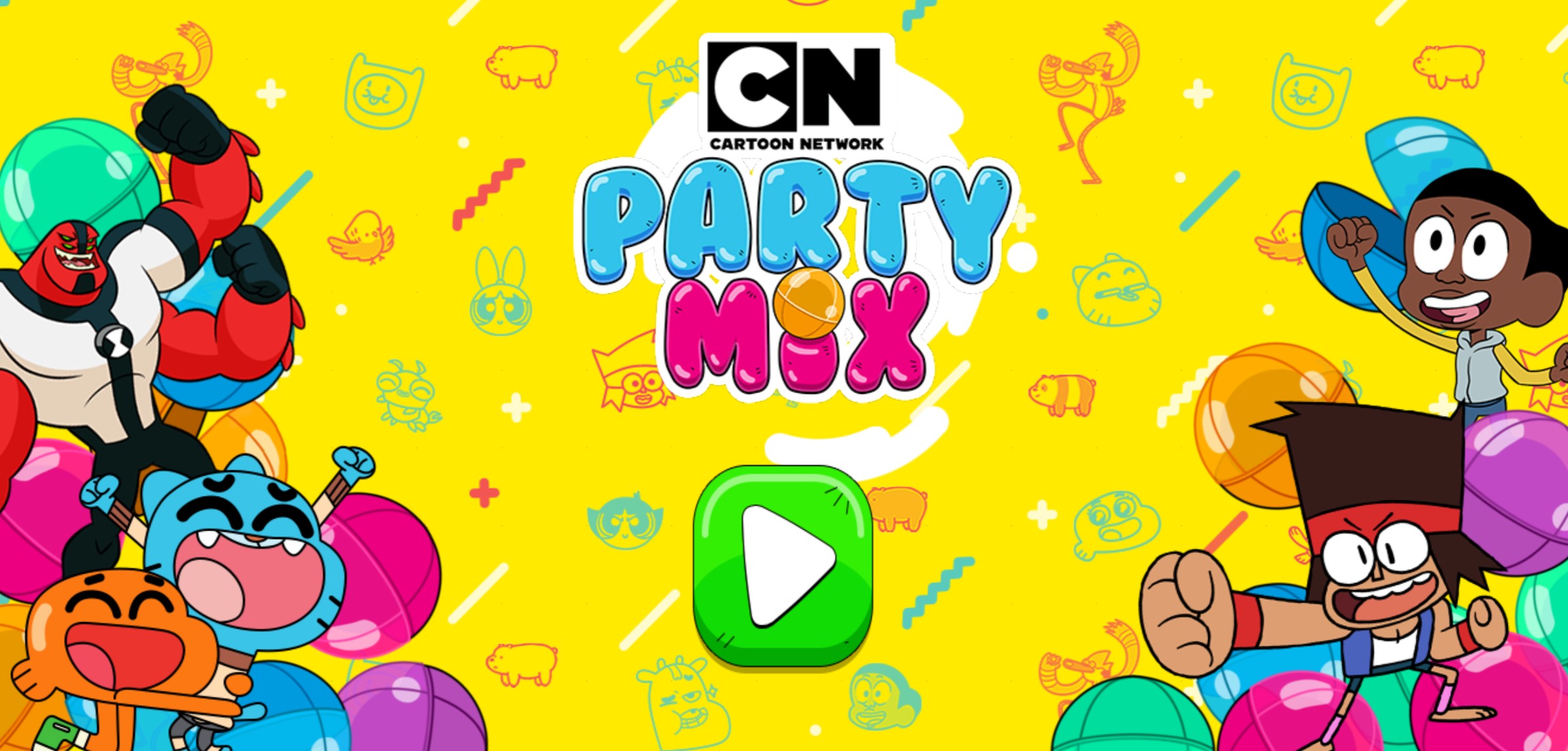 Cartoon Network Party Mix - Play Free Online Browser Games