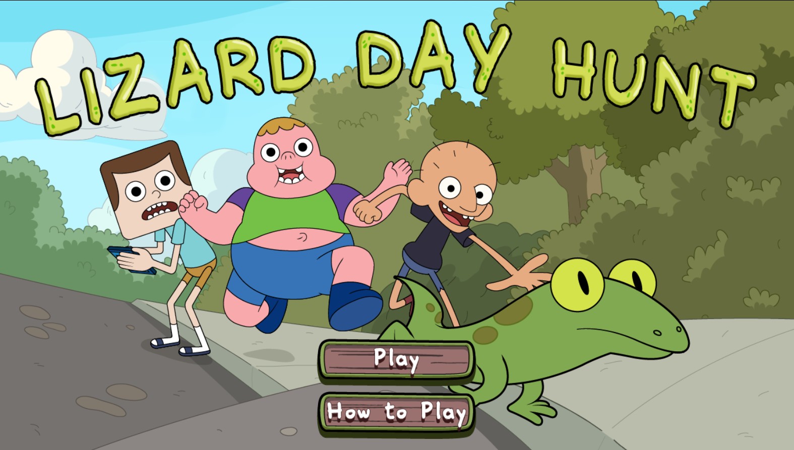Clarence Lizard Day Hunt - Play Cartoon Network Adventure Game