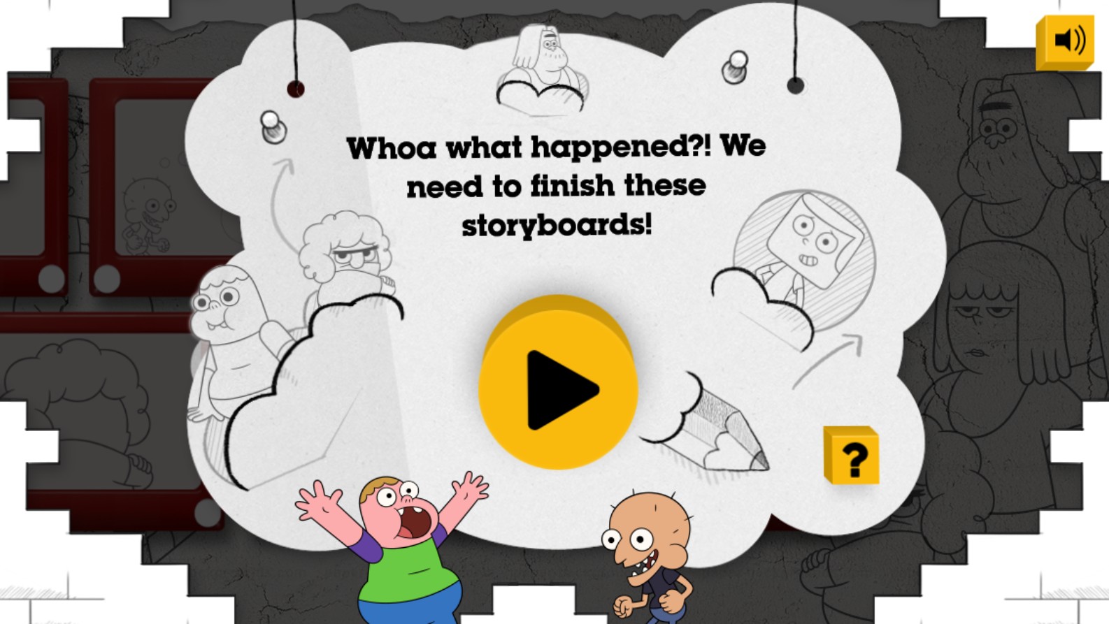 Clarence Storyboard Game