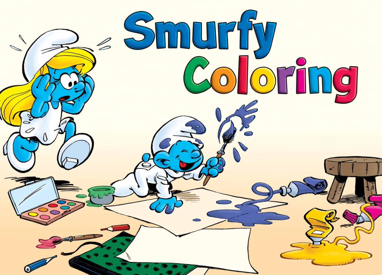 The Smurfs Coloring Adventure Online Game