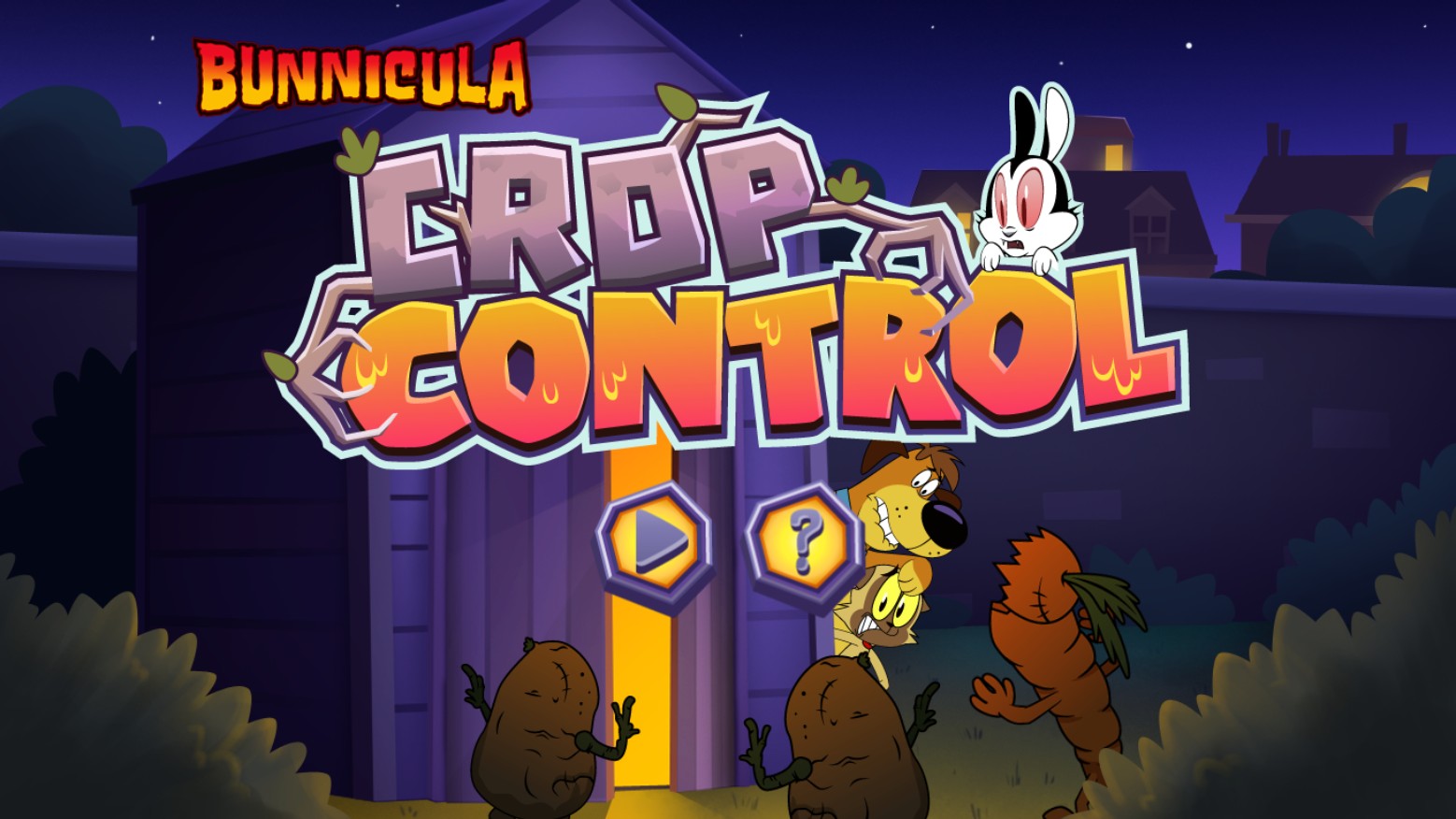 Bunnicula Crop Control - Play Online Arcade Game
