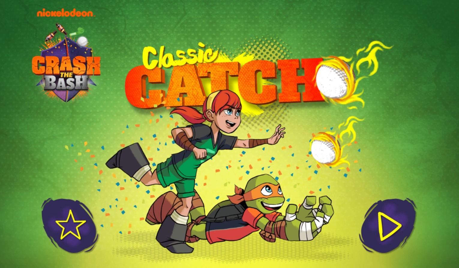 Crash the Bash: Classic Catch - Nickelodeon Sports Game