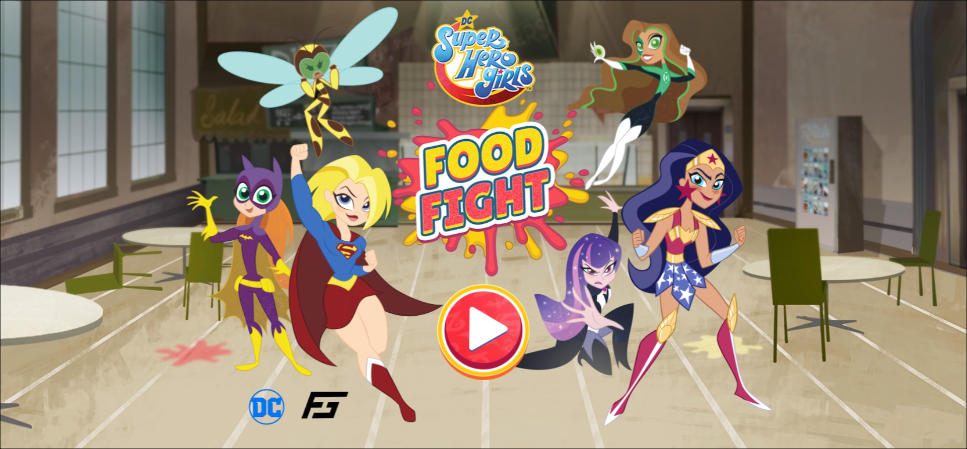 DC Super Hero Girls Food Fight - Play Online HTML5 Game