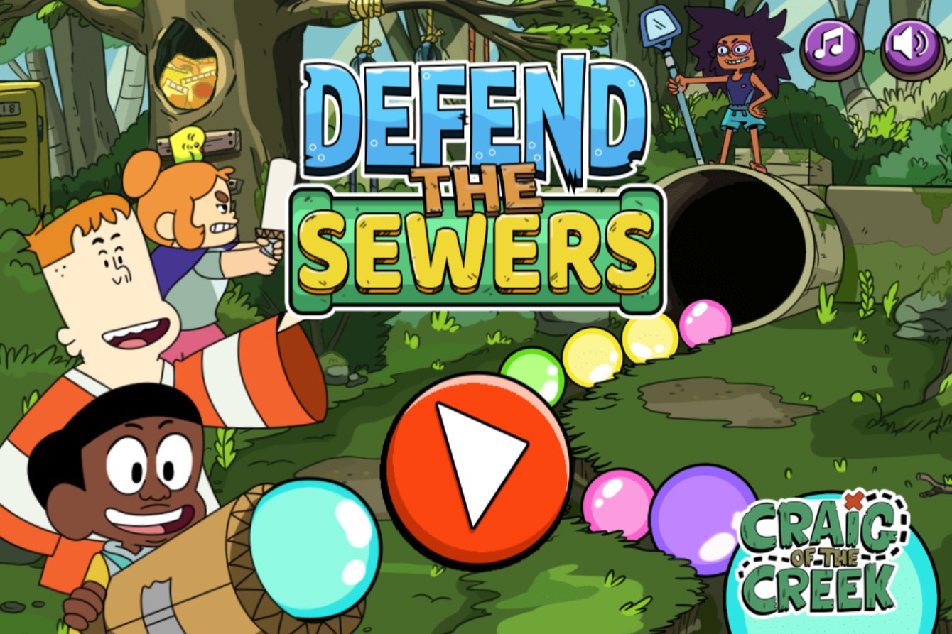 Defend the Sewers - Craig of the Creek Game