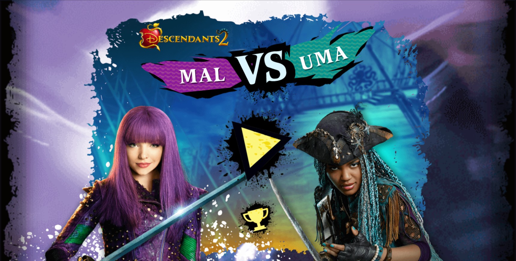 Descendants 2 Mal vs Uma Browser Game