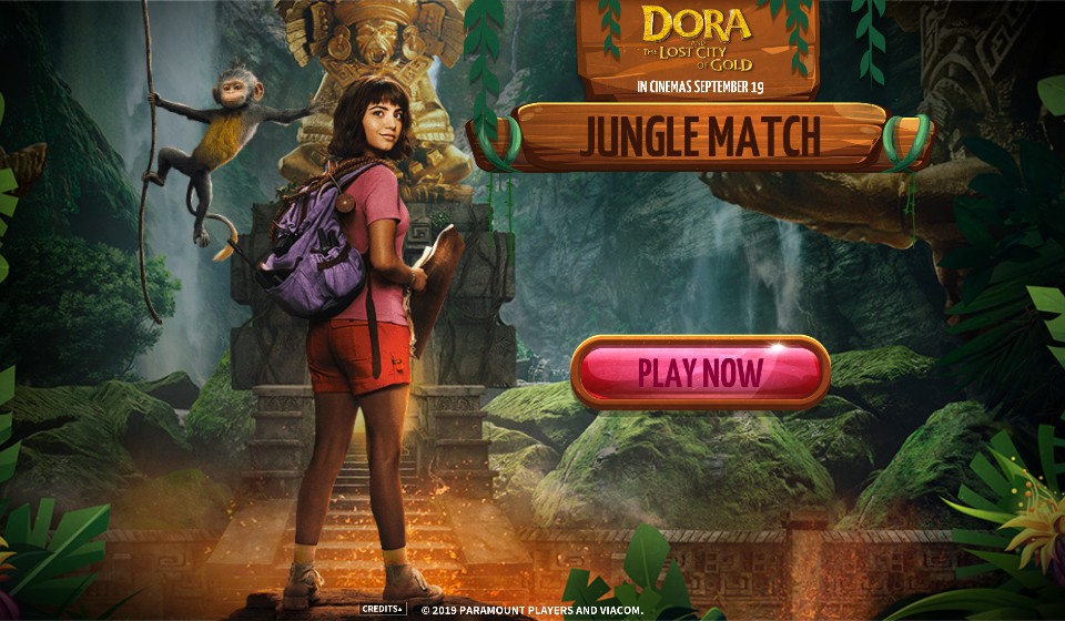 Dora and the Lost City of Gold Jungle Match Game