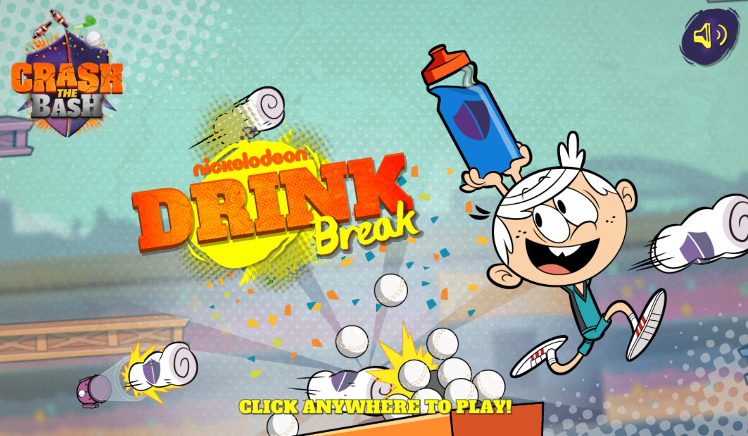 Drink Break - The Loud House Crash The Bash Game