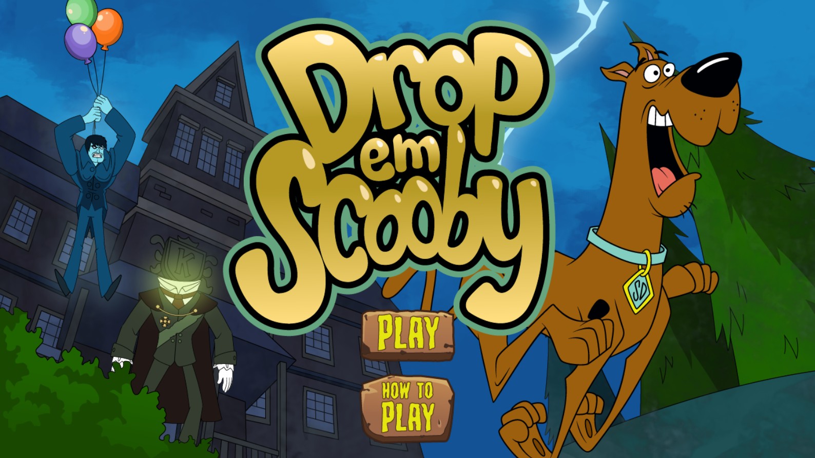 Drop Em Scooby - Play Online Mystery Mansion Game