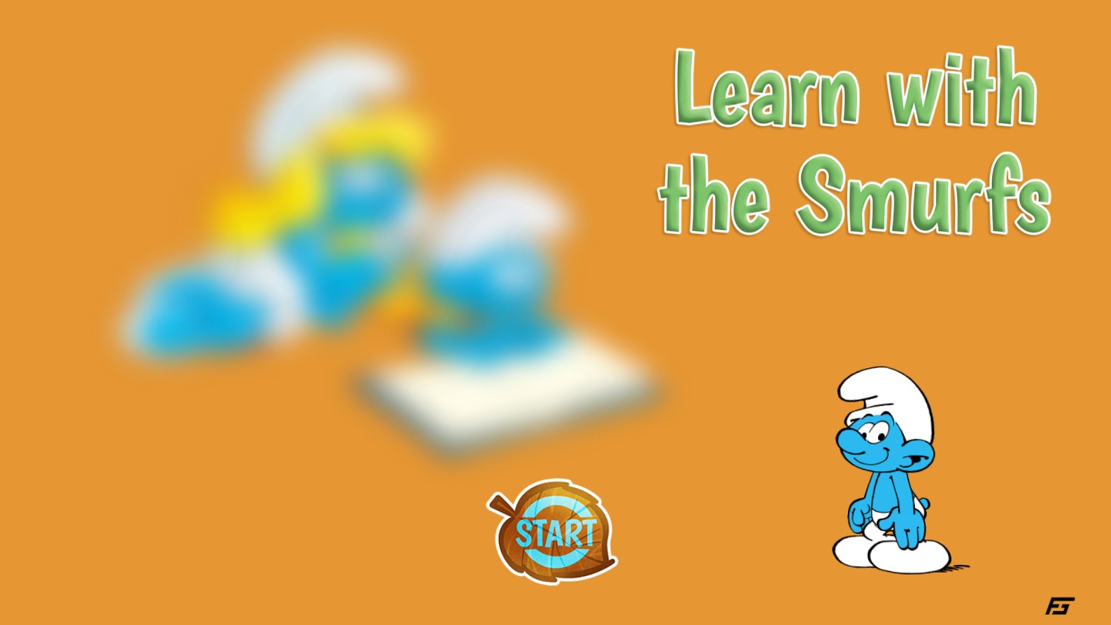Learn with the Smurfs Online Educational Game