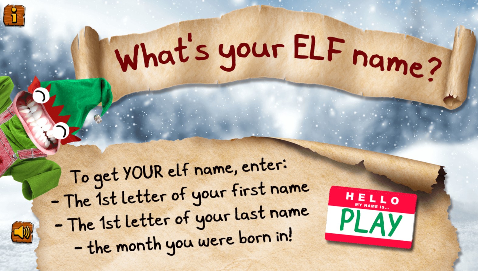 What Is Your Elf Name Generator Game