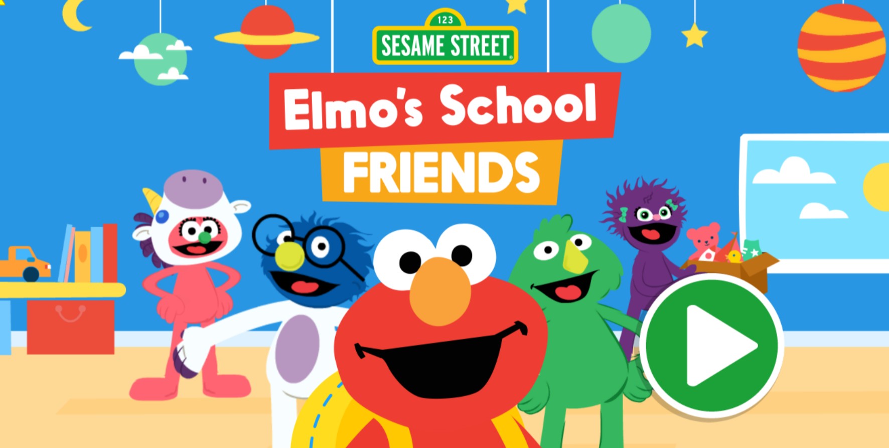 Elmo's School Friends - Play Sesame Street Preschool Games