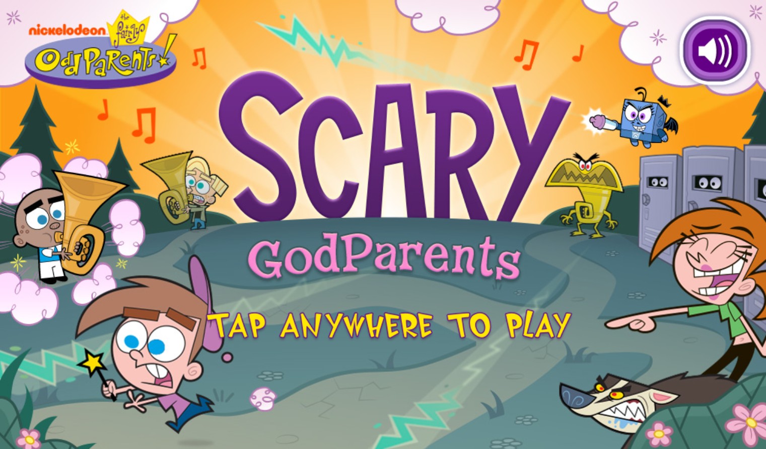 The Fairly OddParents Scary GodParents Game