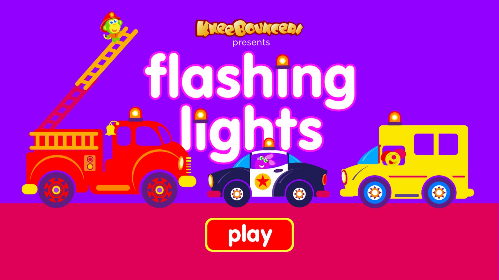 Flashing Lights - KneeBouncers Educational Browser Game