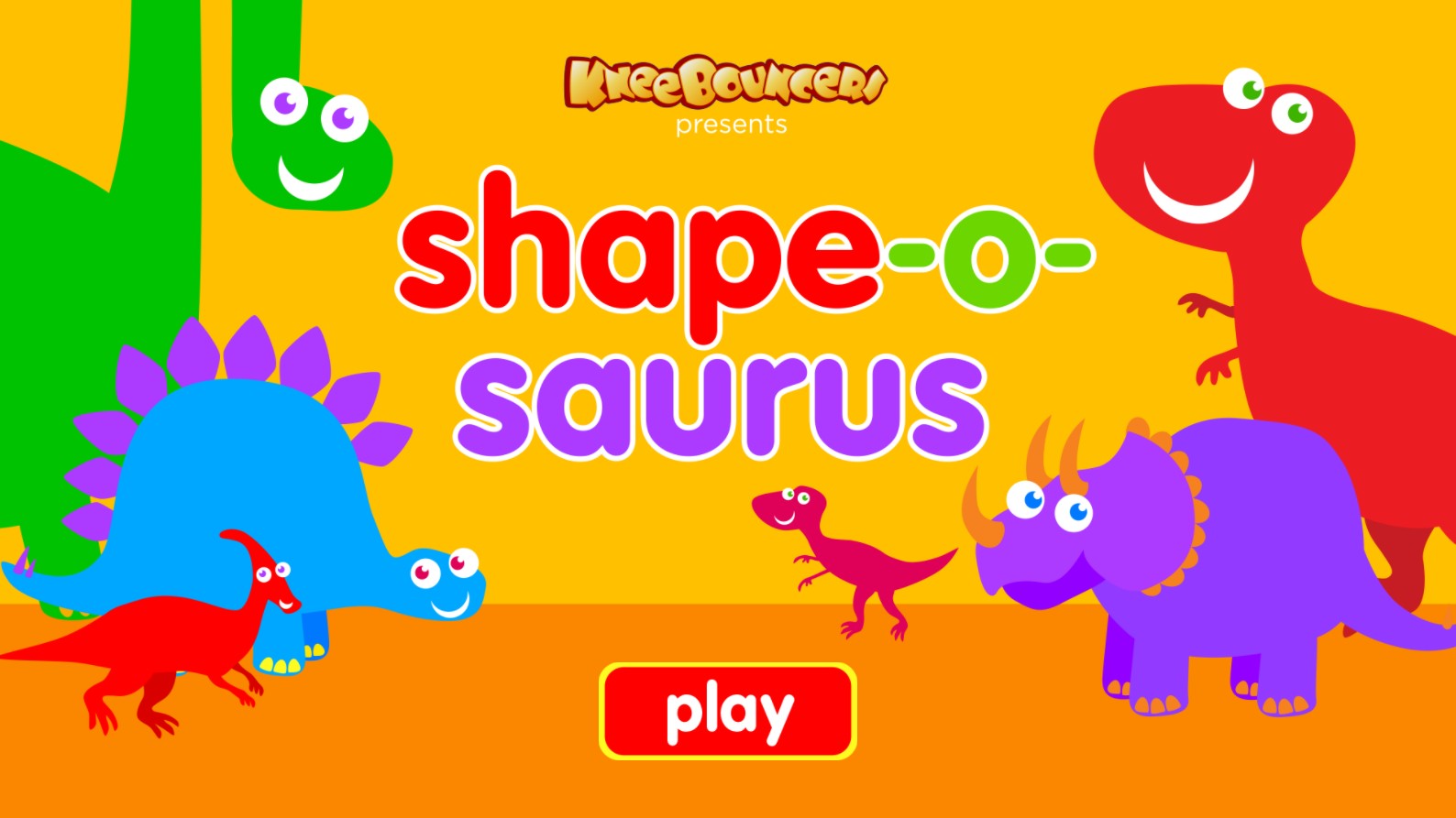 Shape-o-saurus KneeBouncers Dinosaur Shape Matching Game