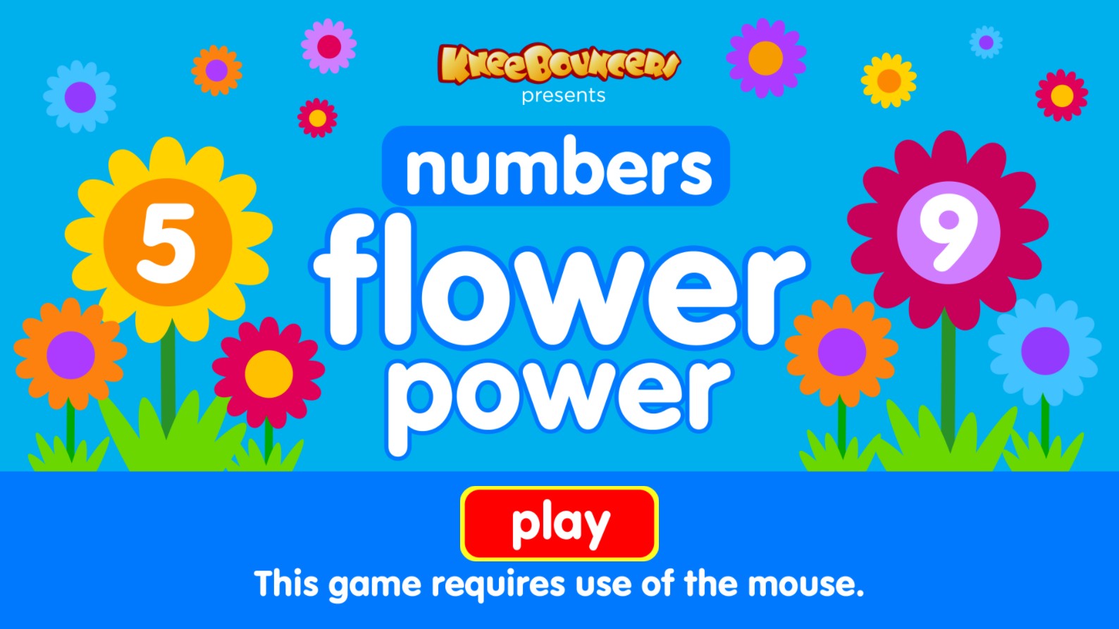 Flower Power Numbers Learning Game for Kids