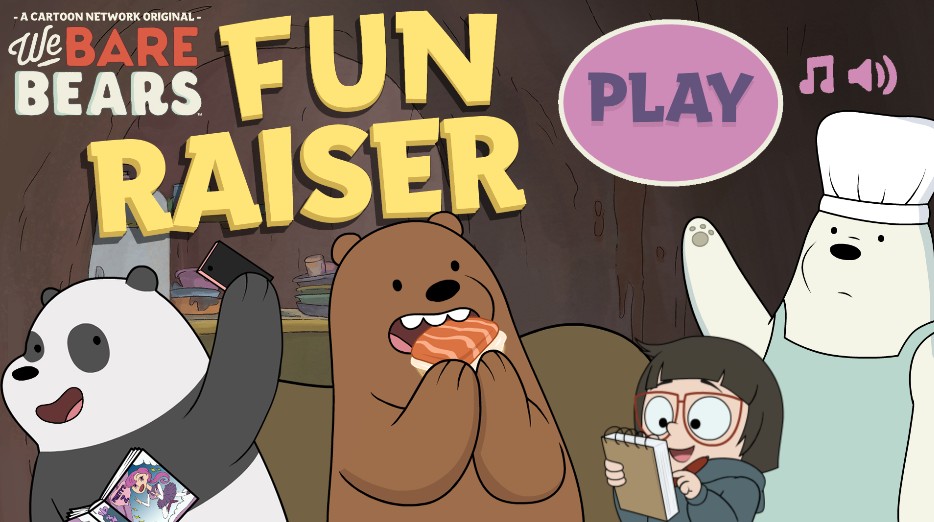 We Bare Bears Fun Raiser - Cartoon Network Adventure Game