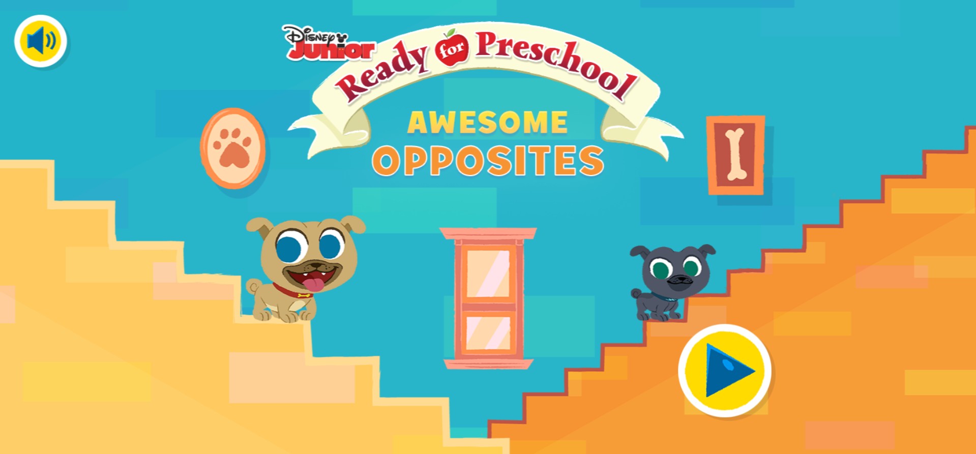 Puppy Dog Pals Awesome Opposites - Ready for Preschool Game