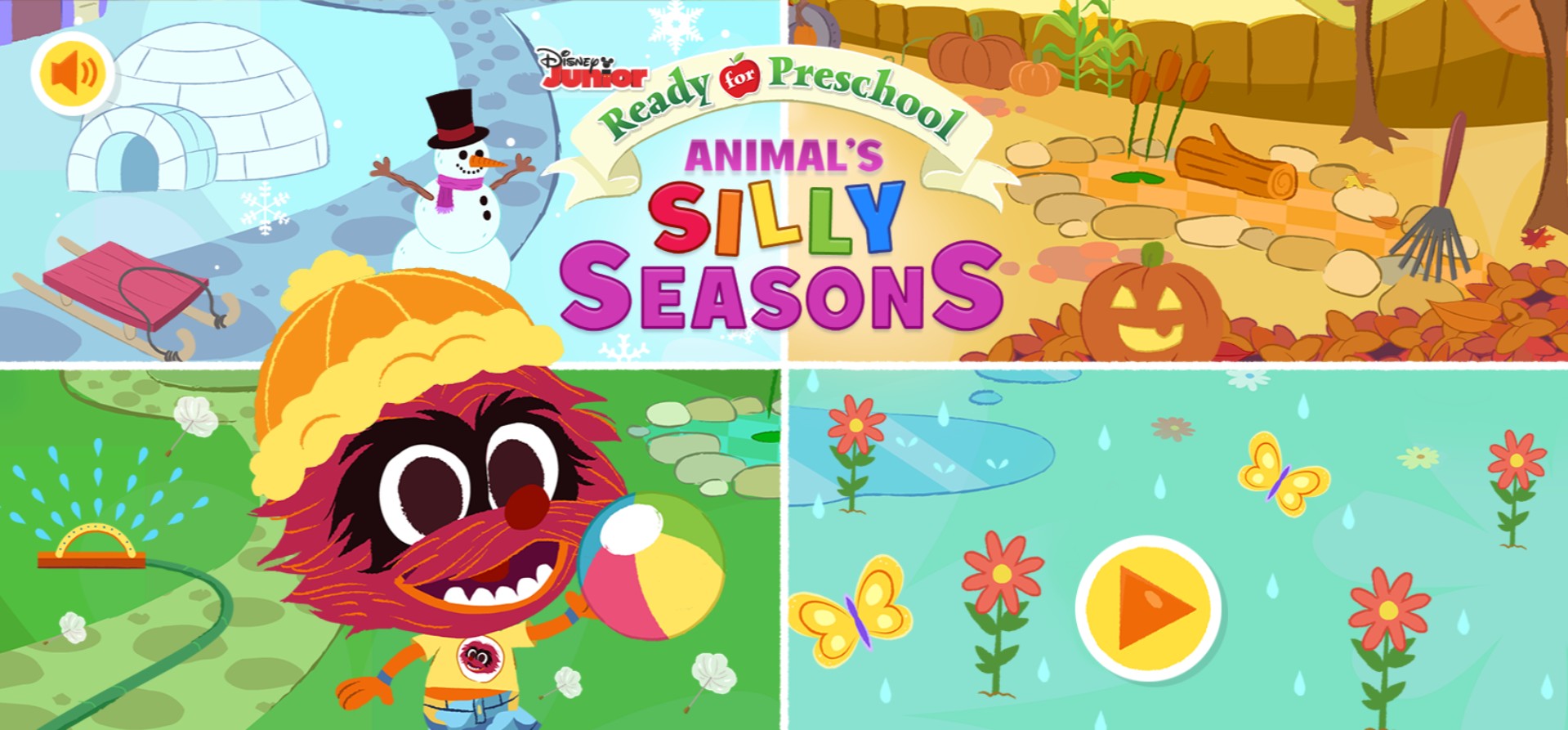 Disney Junior Muppet Babies Animal's Silly Seasons