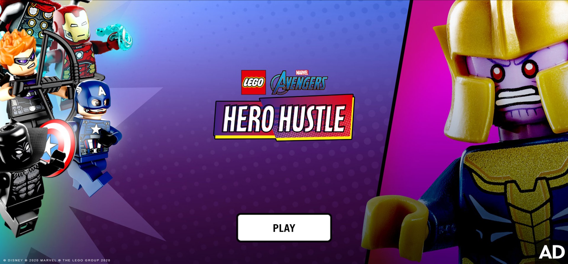 LEGO Marvel Avengers Hero Hustle Game