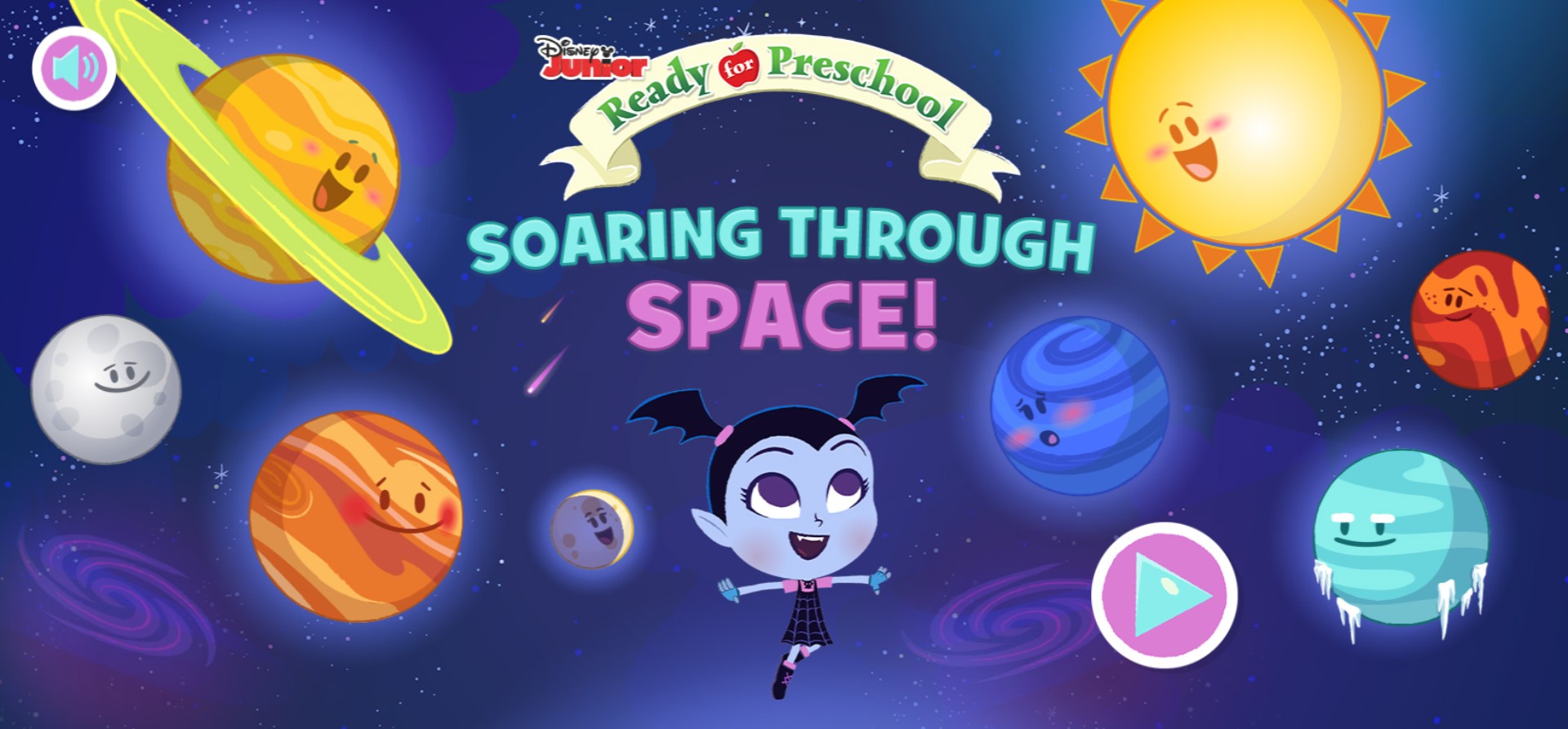 Disney Junior Ready for Preschool Soaring Through Space Game