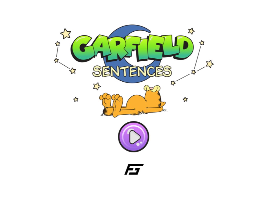 Garfield Sentences Online Game