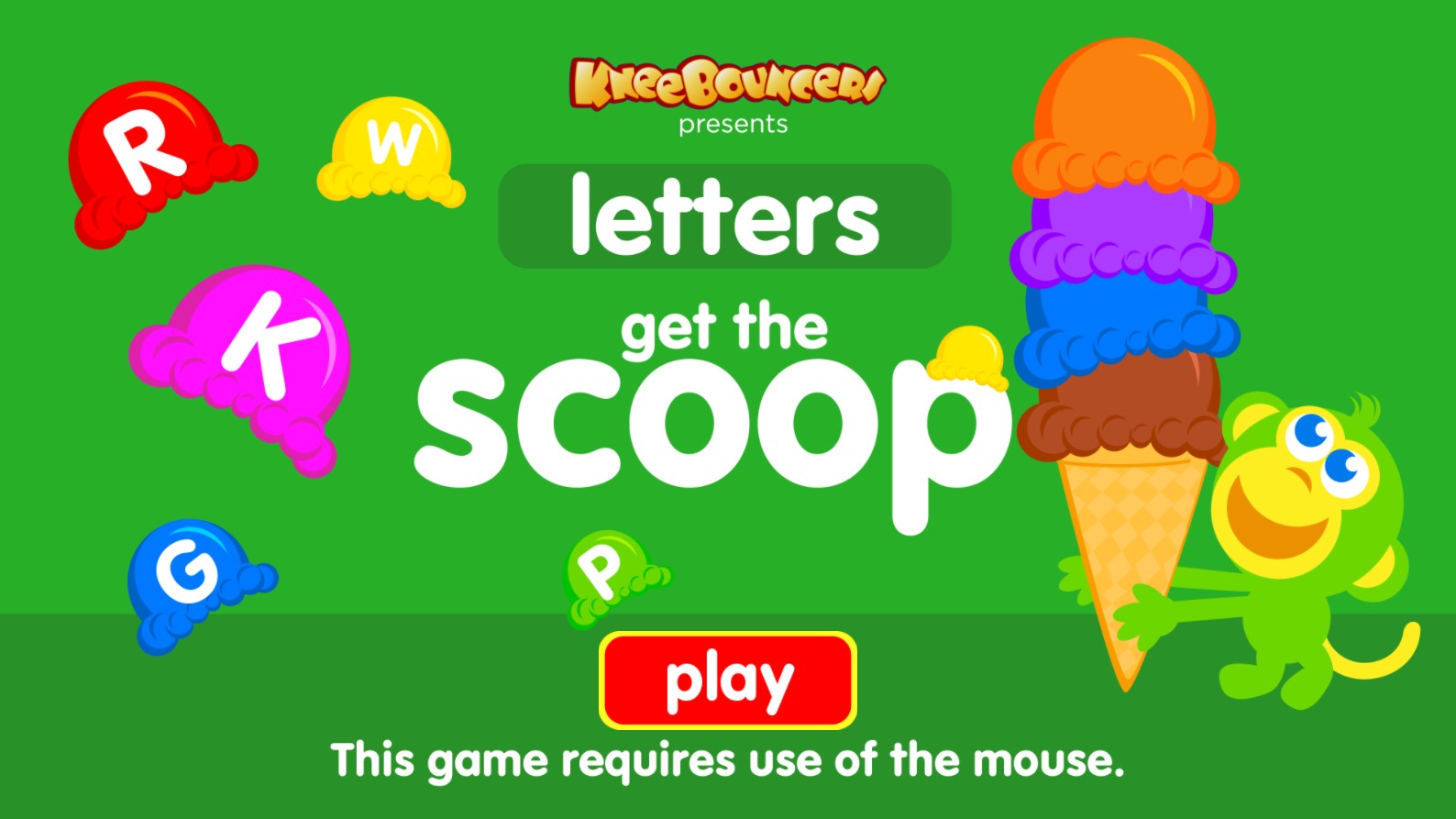 Get the Scoop Letters - Educational Alphabet Game for Kids
